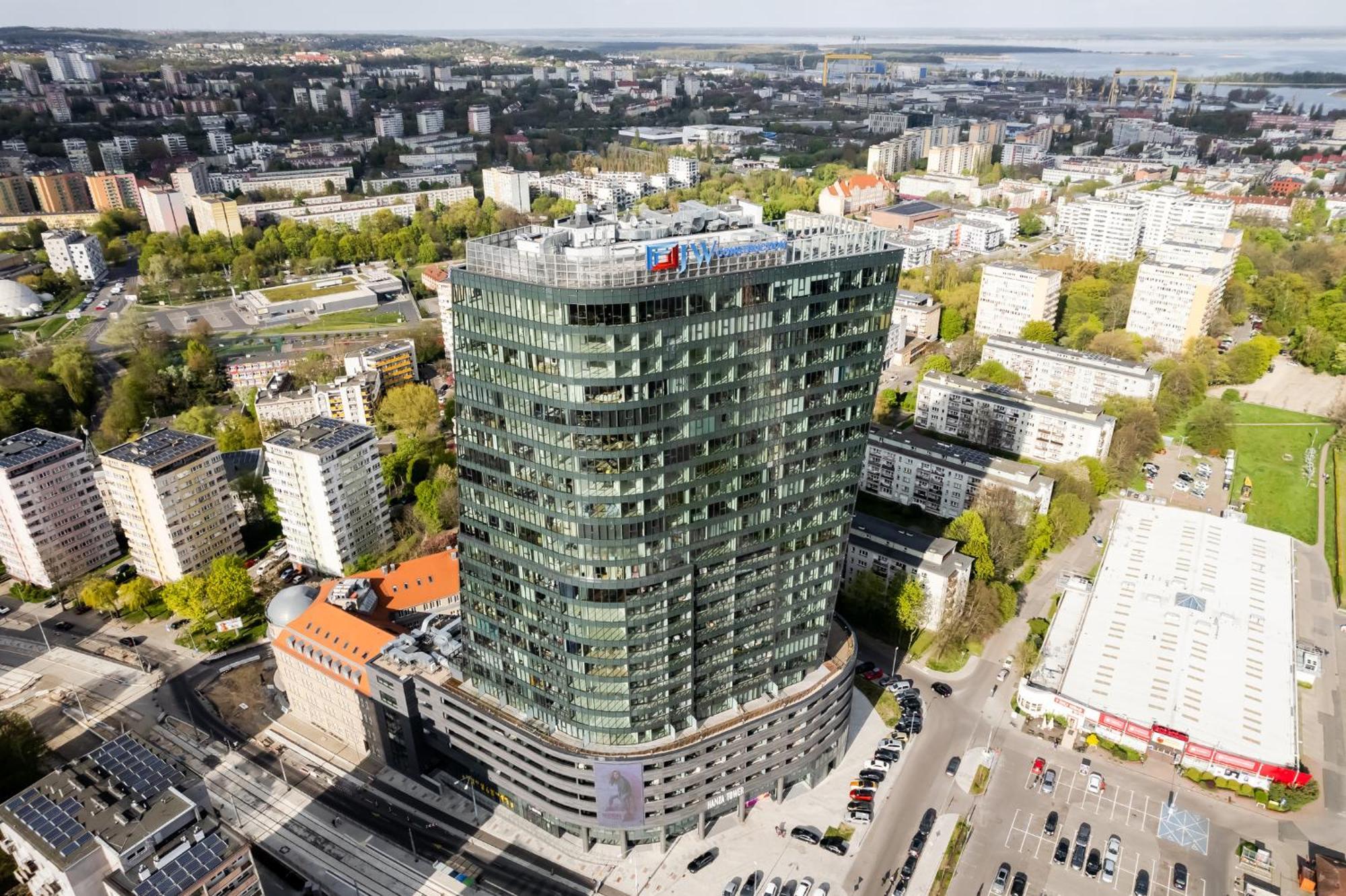 Hanza Tower Apartment No 628 - 6Th Floor, Balcony, Swimming Pool Szczecin Ngoại thất bức ảnh